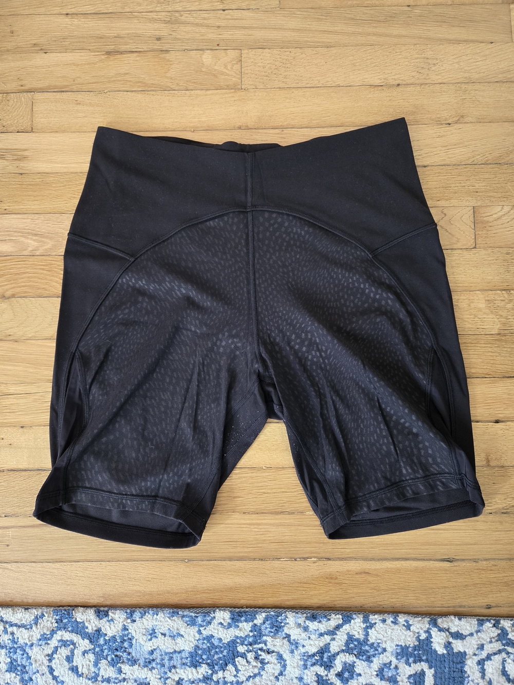 lululemon athletica Black High-Rise Athletic Bike Shorts